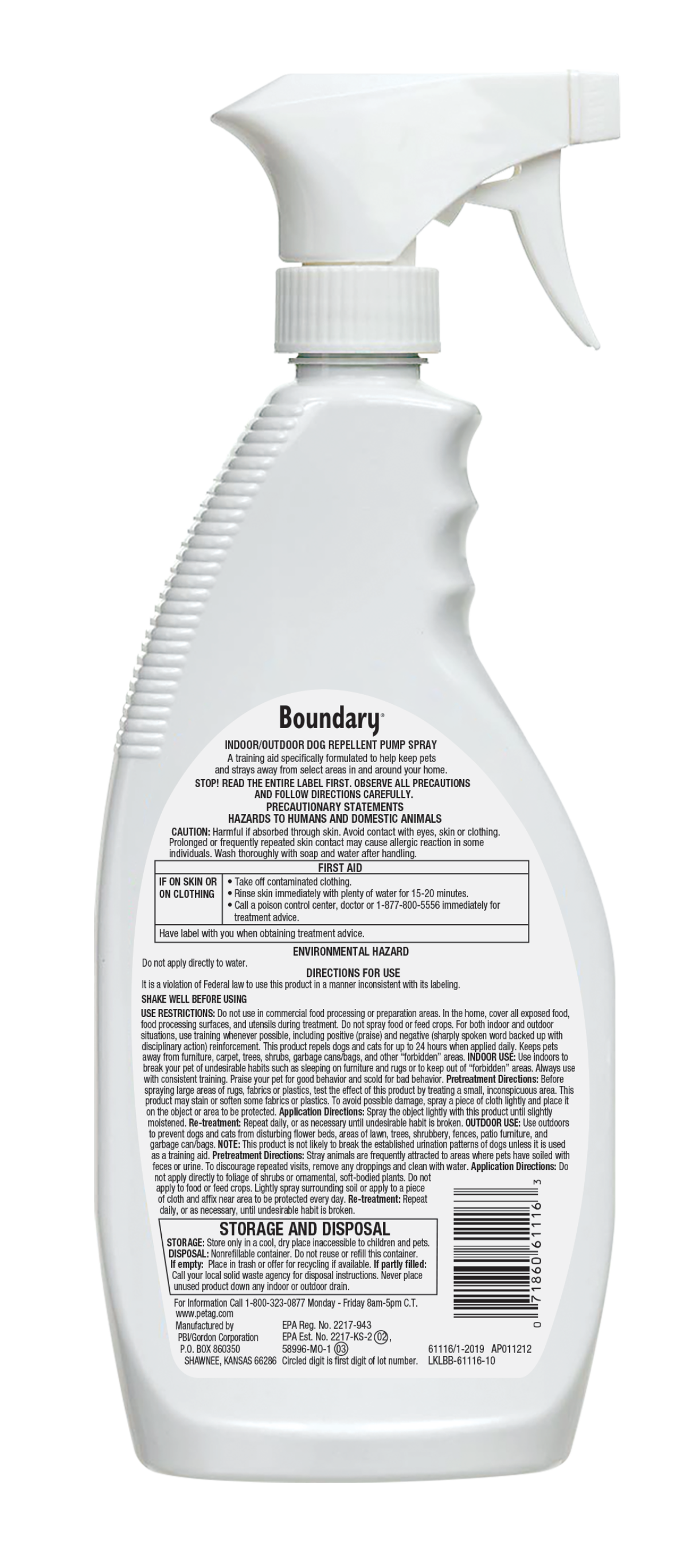 Boundary Pet Spray 2024 www.feelyourbest