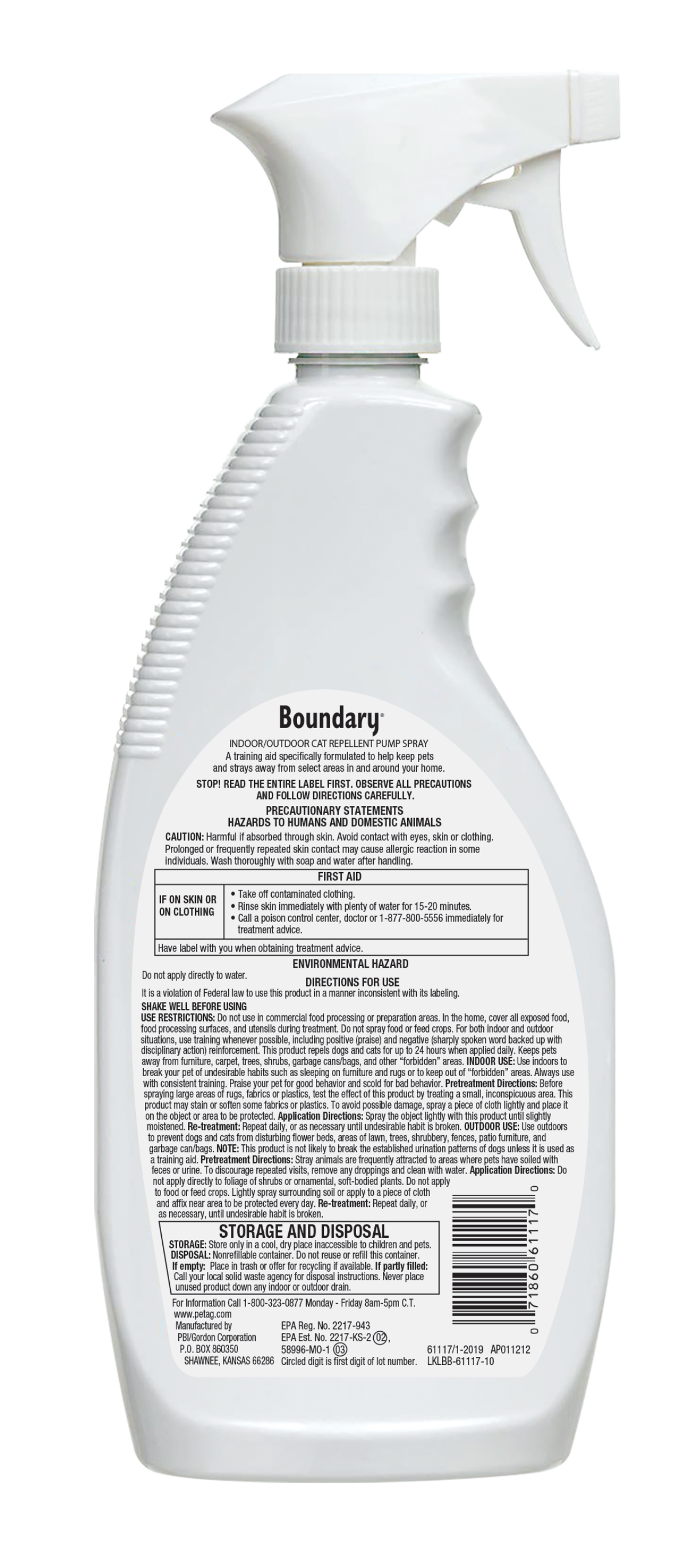 Boundary cat spray 2025