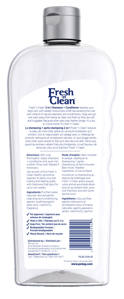 Fresh ’n Clean® 2-N-1 Conditioning Shampoo - Baby Powder Scent | PetAg ...