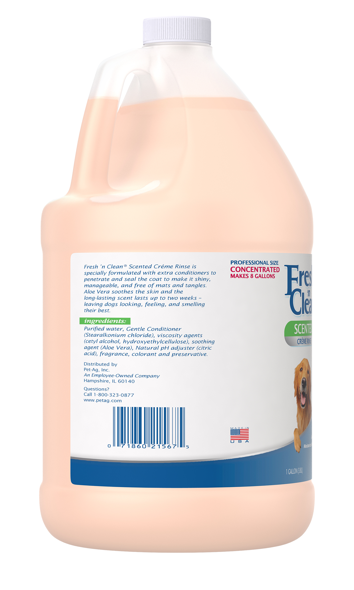 Fresh n clean dog shampoo gallon online