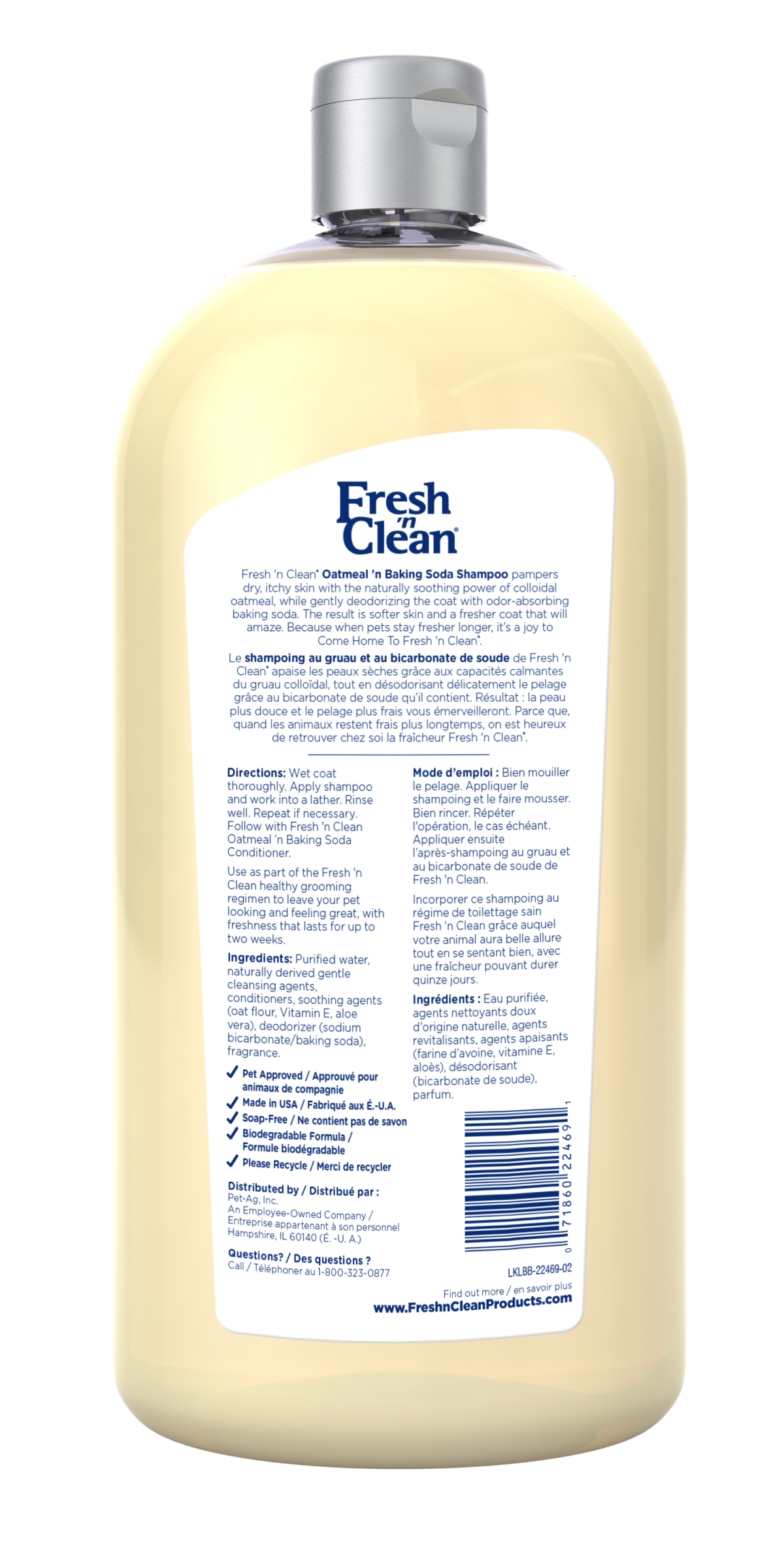 Fresh and clean oatmeal dog shampoo discount