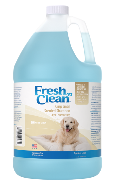 Fresh n Clean Crisp Linen Scented Shampoo 15 1 Concentrate PetAg en US