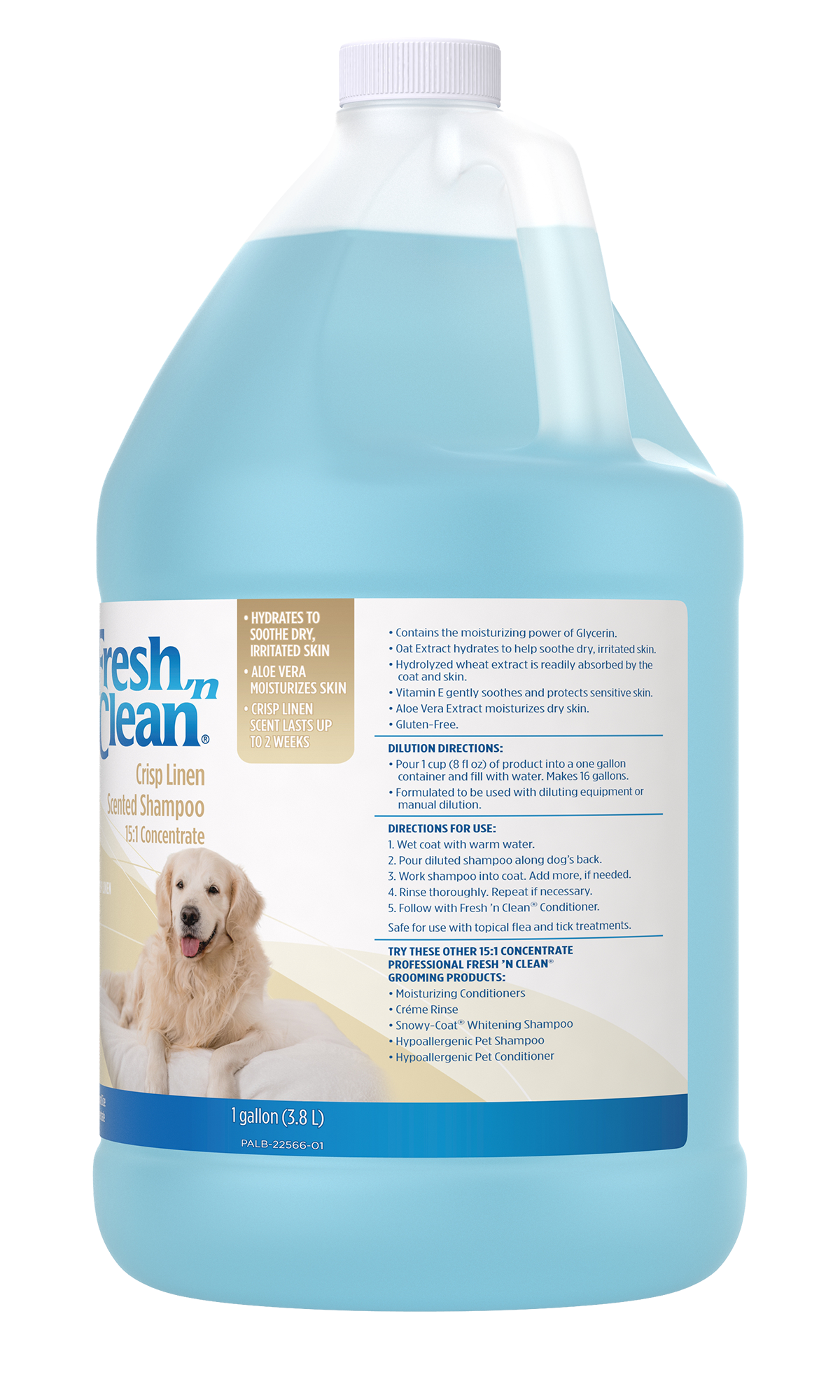 Fresh n Clean Crisp Linen Scented Shampoo 15 1 Concentrate