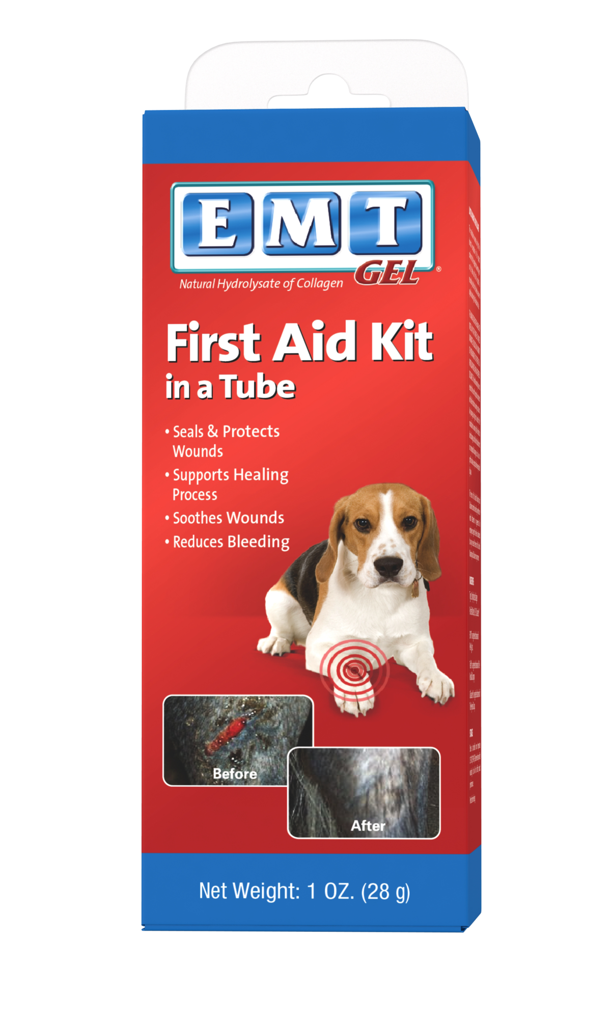 EMT® Gel Hidrolizado Natural de Colágeno - Botiquín de Primeros Auxilios en  un Tubo para Perros