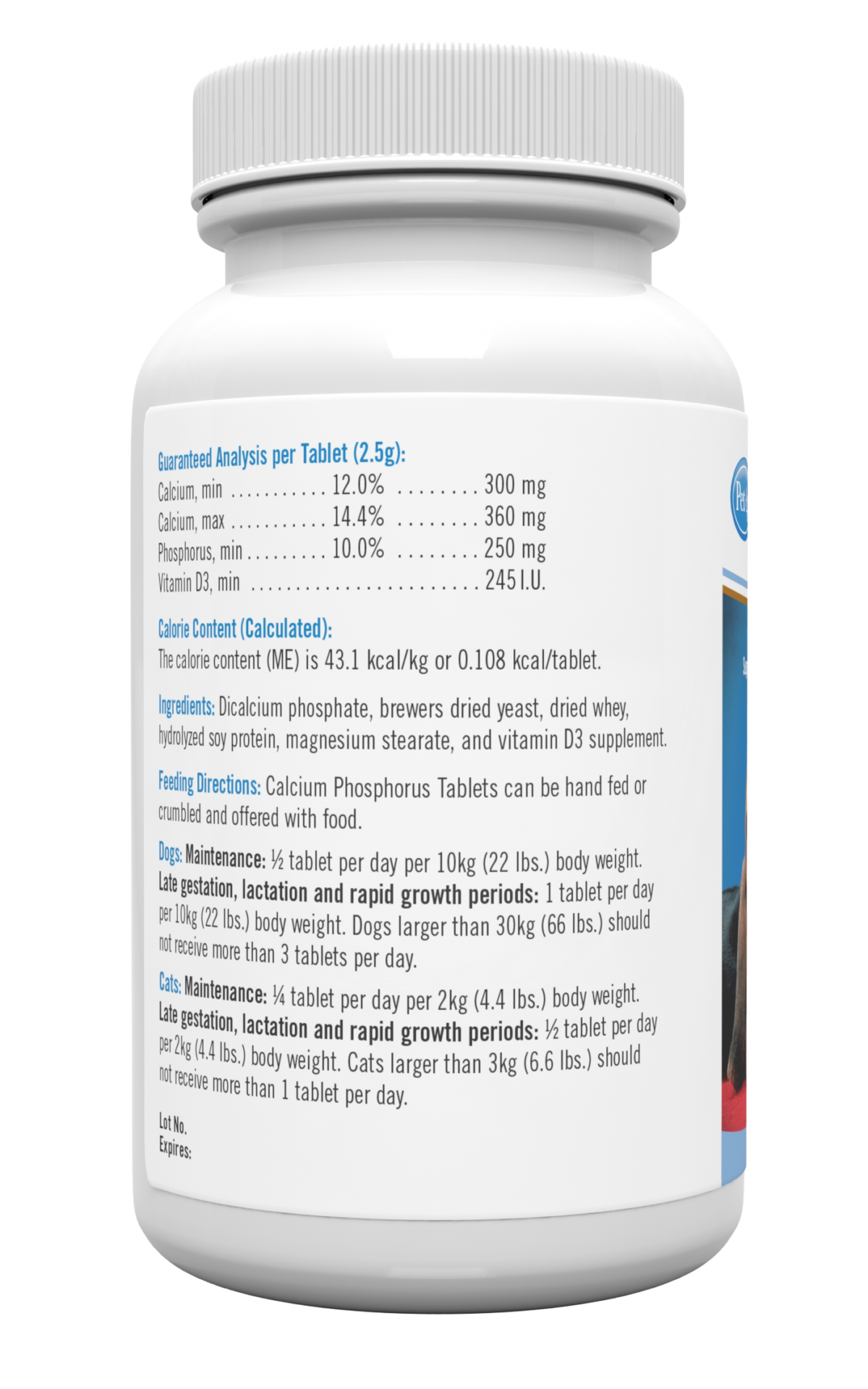 Calcium Phosphorus Tablets PetAg en US